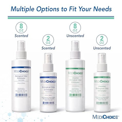 MediChoice Biological Odor Eliminator, Scented, Pump Spray, 2 Ounce, 1314OE2240 (Each of 1)