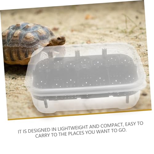 Professional Reptile Egg Incubator Box Compartments Transparent Cover and Premium for Snakes Lizards and Turtles Hatching for Pet Breeders
