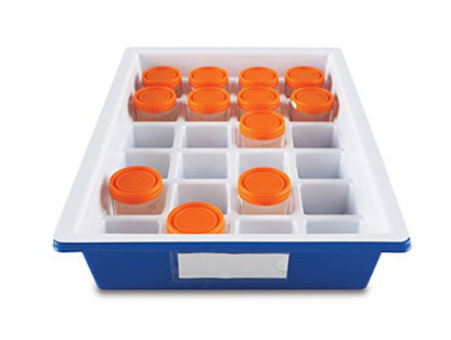 Heathrow Scientific Urine Sample Collection Tray, Holds 24 Specimen Cups, Lightweight, Stackable