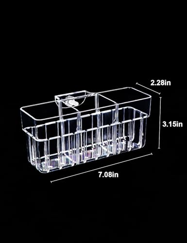 1 Pack Clear Aquarium Plant Holder Top Hanging Fish Tank Plant Holders Fits up to 0.8in Tank Edges, Aquarium Décor - color: Rectangle-White