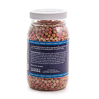 Fluker's Aquatic Turtle Diet, Food Pellets for Turtles, 8 oz - size: 8 Ounce (Pack of 1)