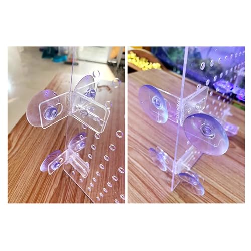 Aquarium Fish Tank Divider, Fish Tank Transparent Isolation Board Acrylic Separation Partition Network Partition Prevent Fish, Turtle Fight Attack Each Clear, - size: 30 X30cm