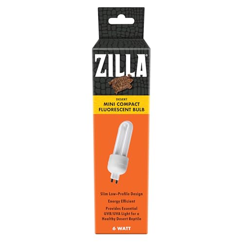 Zilla Mini Compact Fluorescent Bulbs Desert,White - style: Desert
