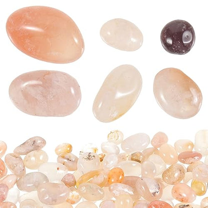 Yardwe 1set Polished Natural Pebbles for Aquariums Decorative Stones for Fish Tanks for Plants and Gardens Agate Pebbles