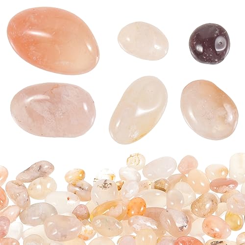 Yardwe 1set Polished Natural Pebbles for Aquariums Decorative Stones for Fish Tanks for Plants and Gardens Agate Pebbles