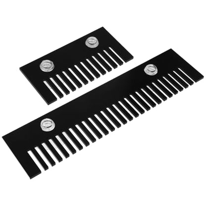 2Pcs Aquarium Overflow Comb for Fish Tank Detachable Acrylic Fish Barrier Accessory Prevent Fish Overflow for Aquatic Environments with Suction Cups