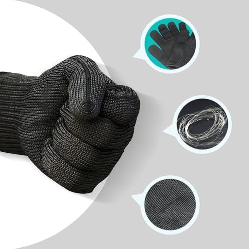 Bird Training Anti-Bite Gloves, Bite Proof Gloves, Small Animal Handling Chewing Protective for Small Animal Pet(Black
