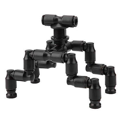 FRCOLOR 2sets Adjustable Sprayers for Reptiles Black Pet Cooling Nozzle for Terrarium Humidity Rotatable Mist System Animal Supplies