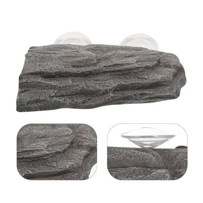 Reptile Tank Decoration Turtle Basking Platform Floating Island Terrace Suction Cups