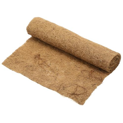 Coconut Coir Mat, 39.4 x 15.7 in Non-Slip Cuttable Coconut Fiber Rug, Warm Floor Liner for Plants, Reptiles, Animal, Indoor or Outdoor Use Coir Fiber Cushion