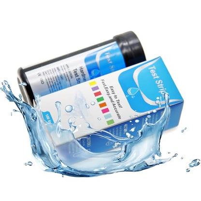 Water Hardness Test Strips 100Pcs Hard Water Test Kit Fast & Accurate Water Testing for Hardness Water Testing Kits for Drinking Water (Model DF009)