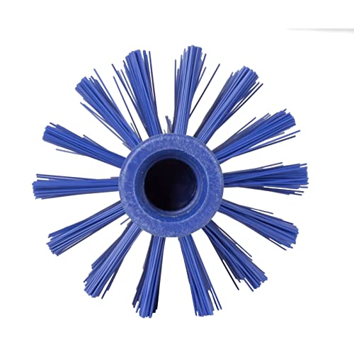 SPARTA Industrial Tank Brush Head Pipe Brush Head, Drain Brush with 3/4" Thread Hole (Handle Not Included) for Commercial Use, Plastic, 6.7 x 3.5 Inches, Blue - (Pack of 1)