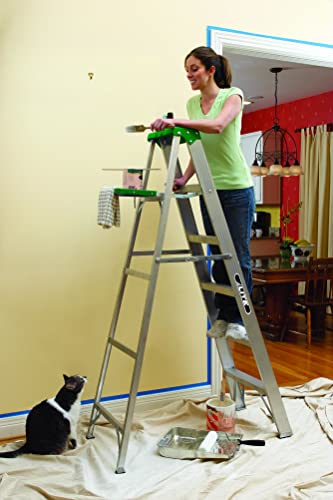 LITE 6-Foot Aluminium Step Ladder with Tool Tray, 225-Pound Load Capacity, Type II, LP-2211-06