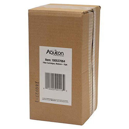 Aqueon Aquarium Fish Tank Replacement Filter Cartridges Medium - 15 pack - size: 15 Pack