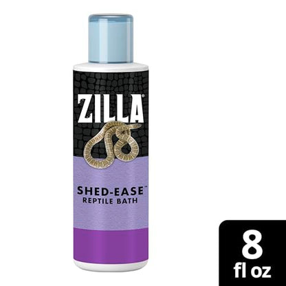 Zilla Shed-Ease Reptile Bath, Shedding Support and Penetrating Bath for All Lizards and Snakes - size: 8 Fl Oz (Pack of 1)