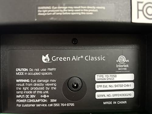 Green Air Classic Air Purifier Ozone Generator