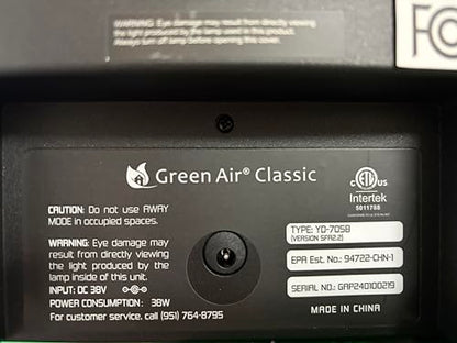 Green Air Classic Air Purifier Ozone Generator