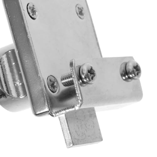 Cabilock Sliding Glass Door Lock for Display Cases, Keyed Showcase Lock | No-Drill Edge Mount, Zinc Alloy Construction