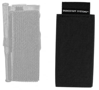 Snakestaff Systems Tourniquet Sleeve – Made in The USA | EDC Tourniquet Holder Pouch | Tactical TQ Holster Case for Duty Belt | Snakeskin Plus - color: Black, size: Wide (1.5")