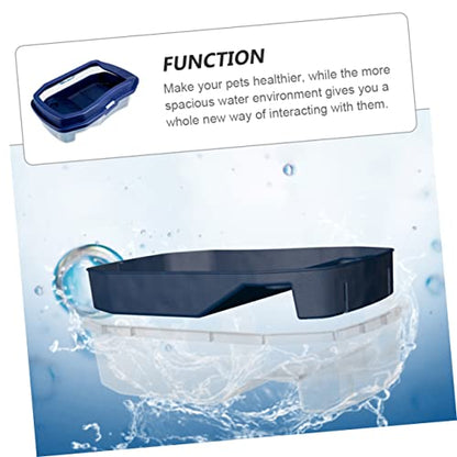 1pc Turtle Tank Basking Platform Dual Use Aquarium for Turtles Crayfish and Frogs Water Changing Device Easy Cleaning and Unique Habitat