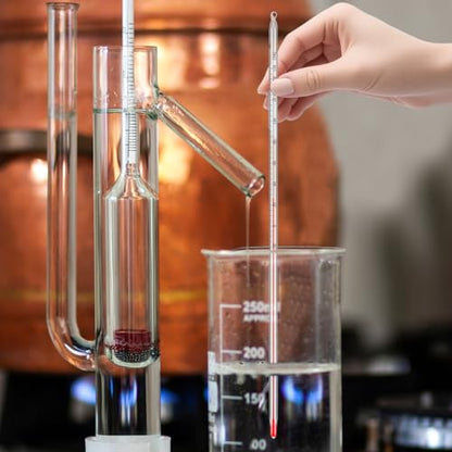 Relaxweex General Purpose Lab Thermometer 12 Inch Total Immersion Glass Liquid in Glass Thermometer for Laboratories Universities Food and Beverage Processing Clear(-20 to 150 ℃) - style: -20 to 150 ℃