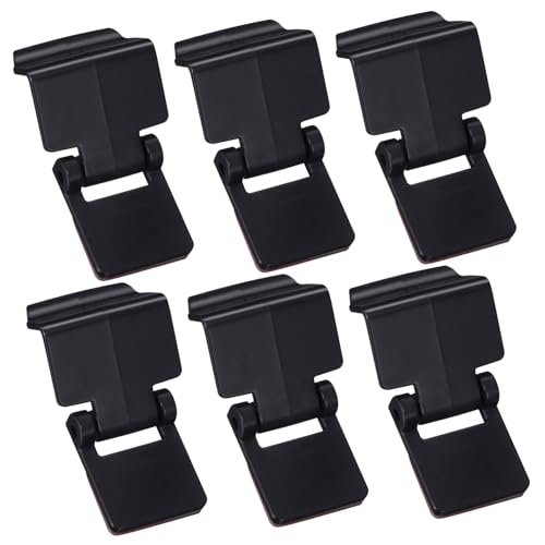 Baluue Reptile Feeding Tank Buckle 6 Pack Breeding Box Latch for Turtle Terrarium Reptile Tank Clips Lid Clamps for Easy Install Anti-Escape Lock for Amphibious 1.96 X 1.18 X 0.98 in