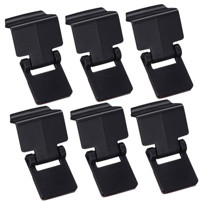 Baluue Reptile Feeding Tank Buckle 6 Pack Breeding Box Latch for Turtle Terrarium Reptile Tank Clips Lid Clamps for Easy Install Anti-Escape Lock for Amphibious 1.96 X 1.18 X 0.98 in