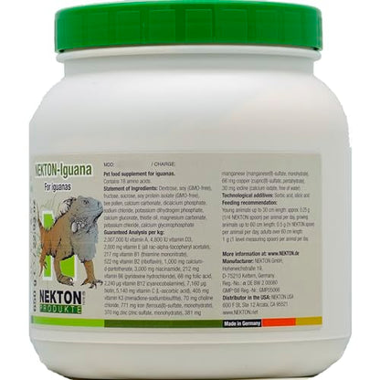 NEKTON-Iguana Vitamins, Minerals, and Amino Acids for Iguanas 650g / 22.93oz - color: off white, size: 1 Count (Pack of 1)