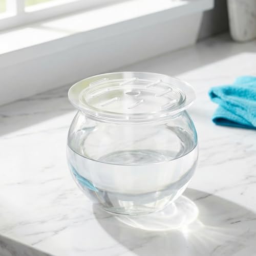 Fish Aquarium Anti-Jumping Cover - Round Acrylic Mesh Screen Netting for Fish Bowl - Aquarium Screen Top Cover from Jumping Out 5.12" - size: 13.00X13.00X0.30CM