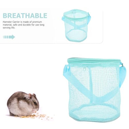 Luxshiny Portable Outdoor Small Animal Carrier Breathable Cloth Guinea Pig Rat Hamster Bag with Shoulder Strap for Travel and Daily Use