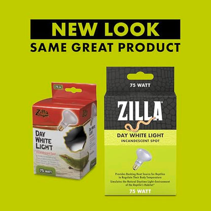 Zilla Incandescent Spot Bulb, Day White - size: Pack of 1, style: Day White (75W)