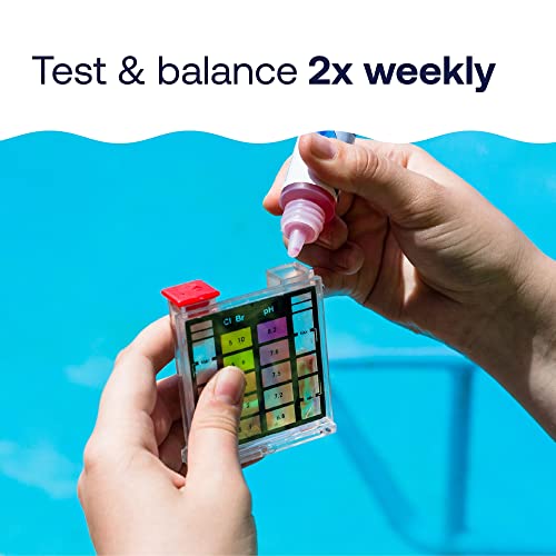 HTH 1275 Swimming Pool Care 6-Way Test Kit, Swimming Pool Water Chemical Tester, 100 Tests - size: No Size, style: Test Kit