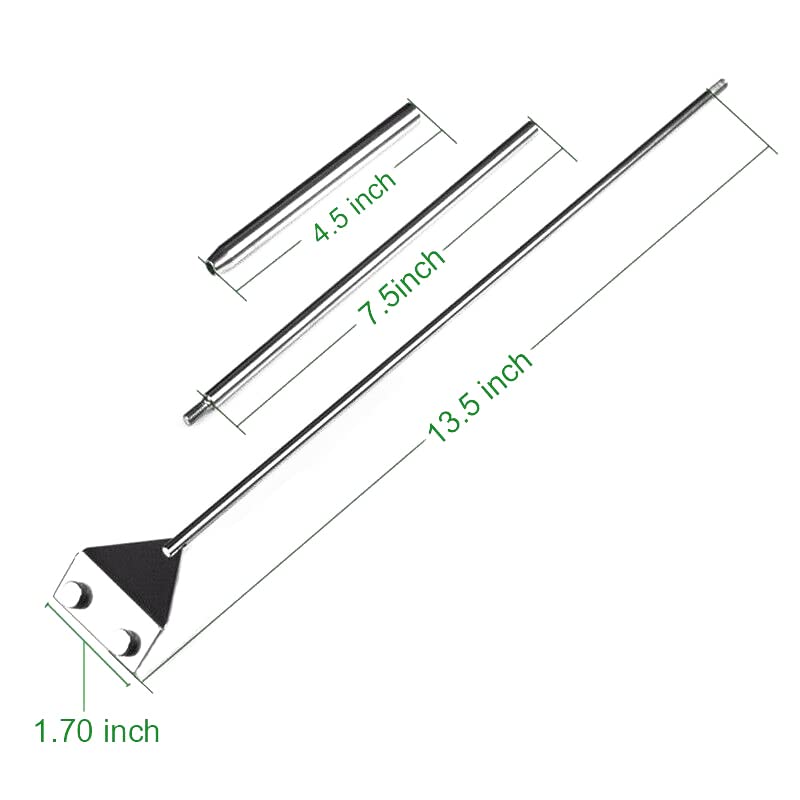 Stainless Steel Algae Scraper Cleaner with 10 Blades for Aquarium Fish Plant Glass Tank