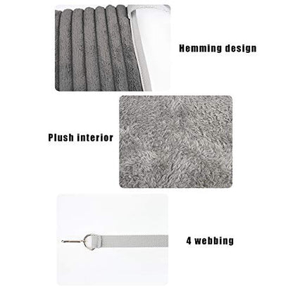Ferret Tunnel Hanging Hammock Bed, Small Animal Rats Squirrel Toy - color: Grey