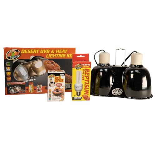 Zoo Med Desert UVB & Heat Lighting Dual Kit