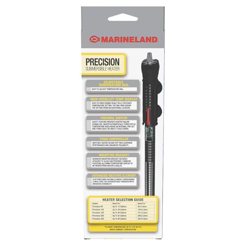 Marineland Precision Heater for Saltwater or Freshwater Aquariums - size: 50-watt