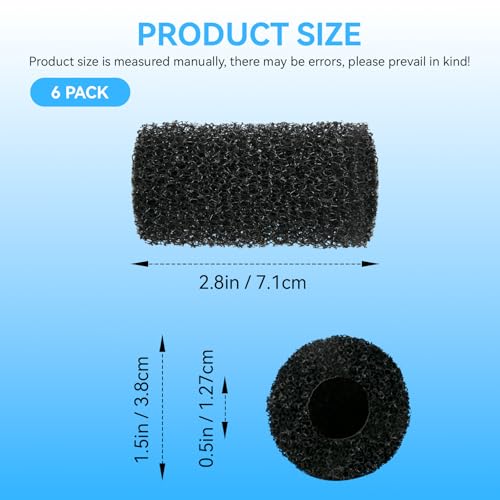 Prefilter Sponge for Fluval AC20/AC30/AC50 Filter, Aquarium Intake Sponges | Edge Prefilter Sponge Intake Strainer Cover for Freshwater Saltwater Aquariums Small Fish Shrimp Fry Fish, 6 pcs