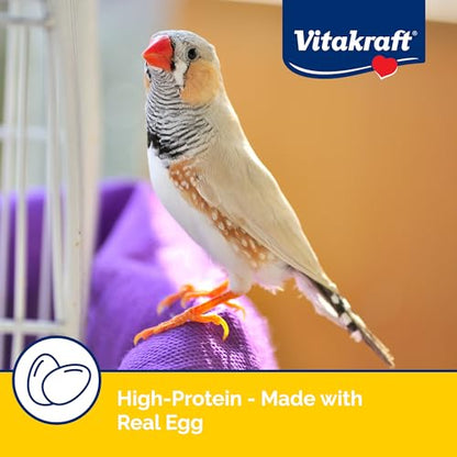 Vitakraft VitaSmart Egg Food for Birds - Daily Supplement for Parrots,Parakeets,Cockatiels,and Canaries - Bird Calcium Supplement 1.1 Pound,(Pack of 2) - size: 1.1 Pound (Pack of 2)