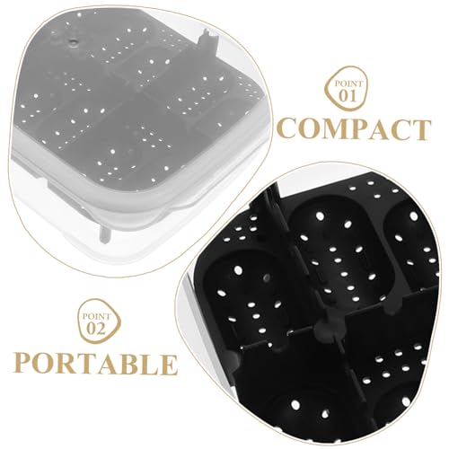 UPKOCH Premium Compartment Reptile Hatchery Box for Efficient Egg Incubation for Geckos Snakes and Lizards Durable and Reusable Breeding Box for Reptile Enthusiasts