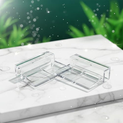 6 PCS Aquarium Lid Clips, 6mm Clear Acrylic Aquarium Lid Holder Fish Tank Cover Support Clamps for Rimless Aquariums