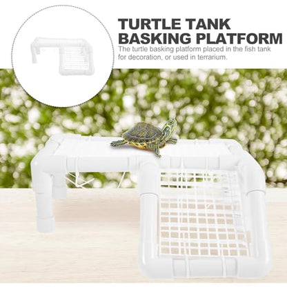 Turtle Basking Platform for Aquarium Climbing Ramp for Water Turtles Frogs and Lizards Tank Decoration and Rest Stand