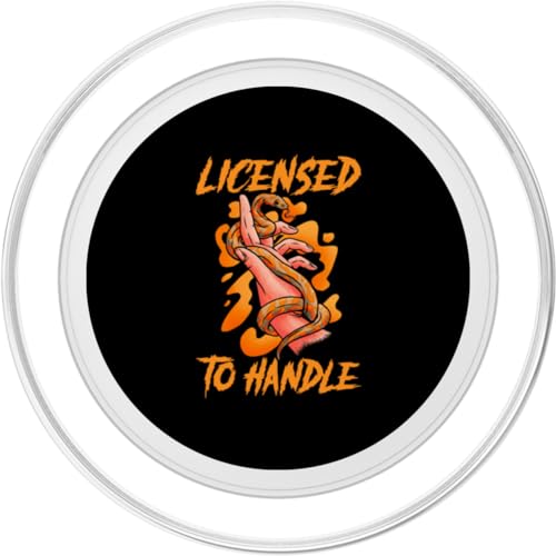 Snake Handling Gloves Reptile Herpetology Snake Handler PopSockets MagSafe PopGrip for iPhone - style: MagSafe