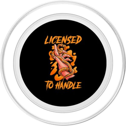 Snake Handling Gloves Reptile Herpetology Snake Handler PopSockets MagSafe PopGrip for iPhone - style: MagSafe