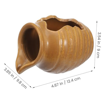 YARNOW Ceramic Jar Fountain Pump Terrarium Waterfall Decor Outdoor Courtyard Jar