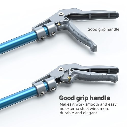 G2 60-inch Professional All-Aluminum Alloy Snake Tong Reptile Grabber Rattle Snake Catcher Wide Jaw Handling Tool with Lock(60inch) - size: 60in