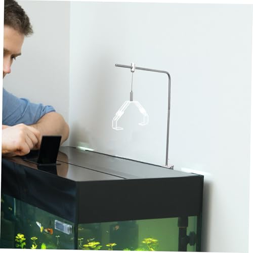 Mipcase 2pcs Light Clip for Terrarium Durable Replacement Lamp Holder for Fish Tank and Reptile Heating Light Versatile Fixture for Aquariums and Glass Tanks
