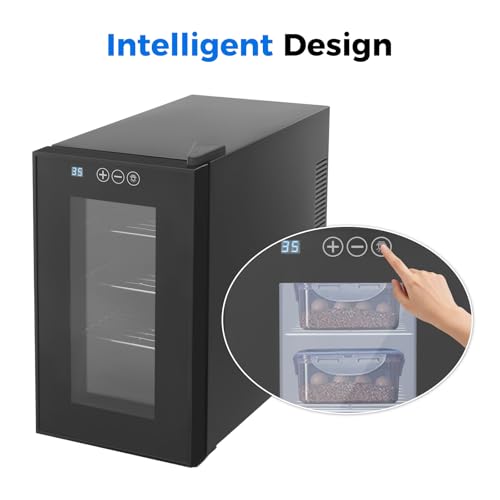 23L Reptile Egg Incubator, 55W 110Vortable Reptile Scientific Lab Incubator Digital Automatic Incubator Cooling and Heating Reptile Cabinet with Tempe Controlled 10-40°C for Turtle and Small Reptiles