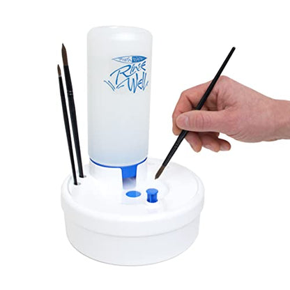 Masterson Fresh Water Rinse Well, Made in USA | Brush Cleaner for Cleaning Paintbrushes for Acrylic, Watercolor Great for Studio, Classroom, and Face Painting
