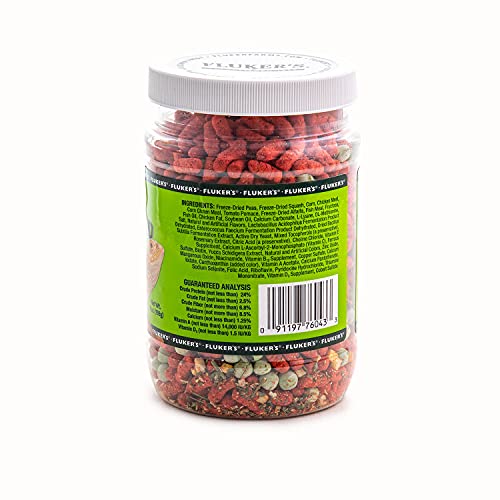 Fluker's Buffet Blend Adult Bearded Dragon Veggie Variety Diet, 7 oz - size: 7 Ounce (Pack of 1)