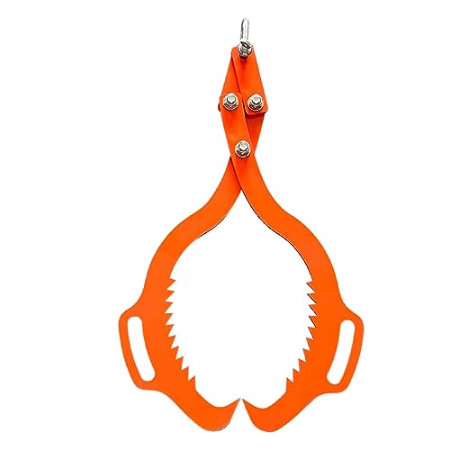 2 Serrated Claw Hook,Log Lifting Tongs, Heavy Duty Grapple Timber Claw,Lumber Skidding,Log Lifting -28in - color: 28"